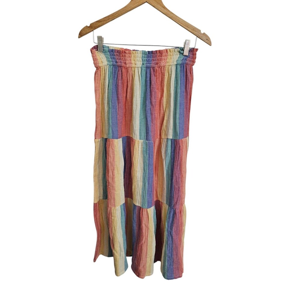 Marine Layer Multicolor Striped Maxi Skirt - Picture 6 of 8